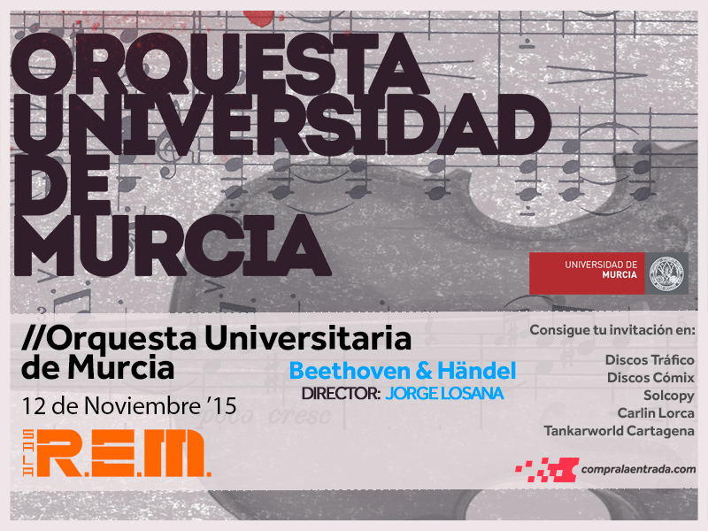 la Orquesta Universitaria de Murcia en la Sala REM First