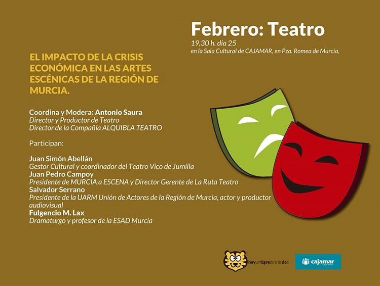 Coloquio teatral en la Sala Cultural de Cajamar First