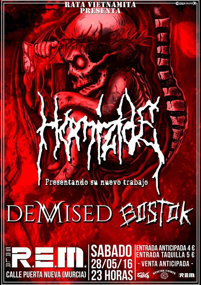 Homizide, Demised y Bostok en sala REM First