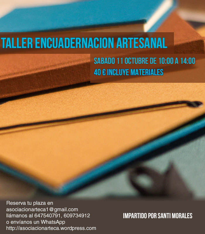 Taller Arteca: Encuadernación artesanal First