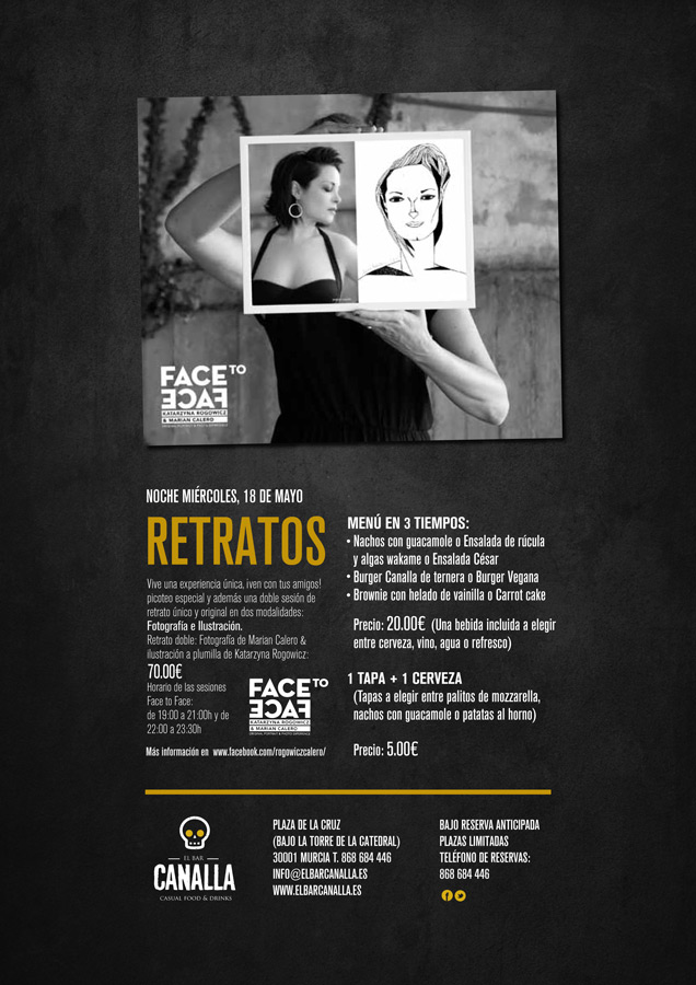 Noche Face to Face en El Bar Canalla First