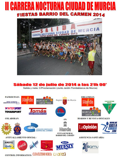 II Carrera Nocturna Ciudad de Murcia  First