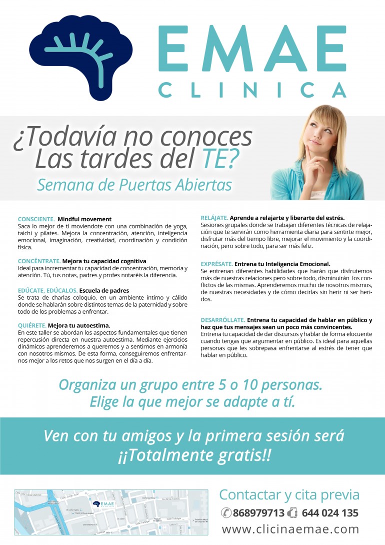 Las tardes del TE en Clínica Emae First