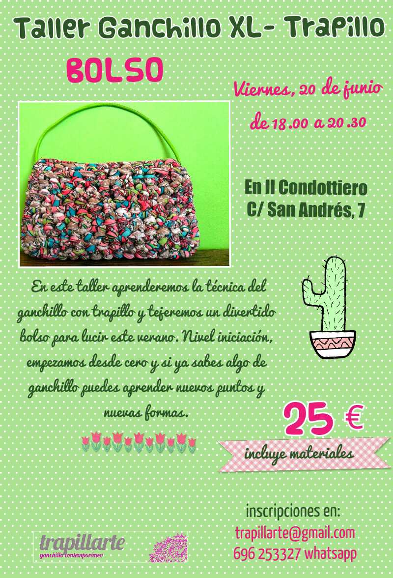 Taller ganchillo XL nivel iniciación First