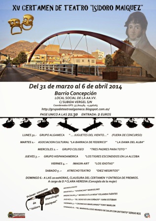 XV Certámen de Teatro “Isidoro Maiquez” en Cartagena First
