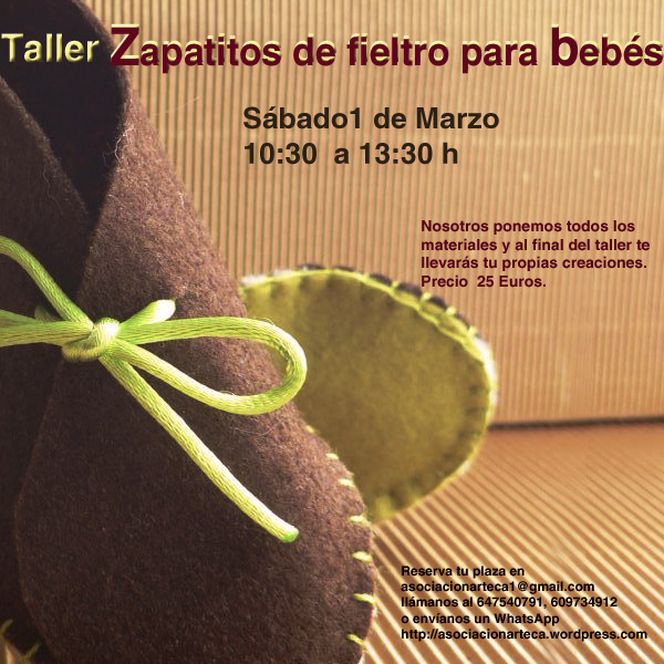 Taller de Zapatitos de Fieltro para Bebés First