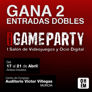 Sorteo 2 entradas dobles Murcia Game Party First