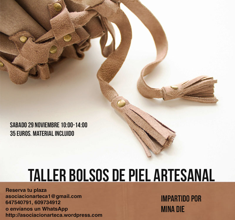 Crea tu bolso de piel artesanal con Arteca First