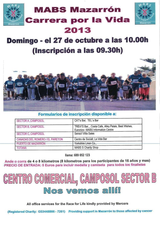 Carrera por la vida en Mazarrón First