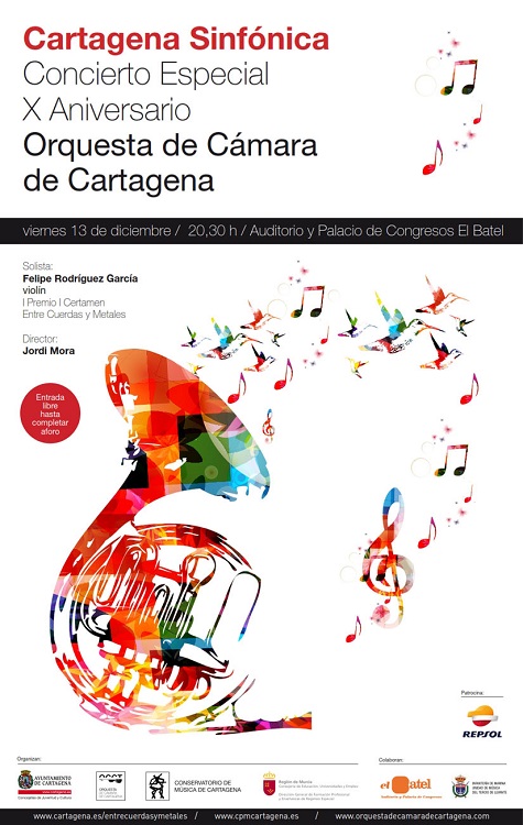 X Aniversario de la Orquesta de Cámara de Cartagena First