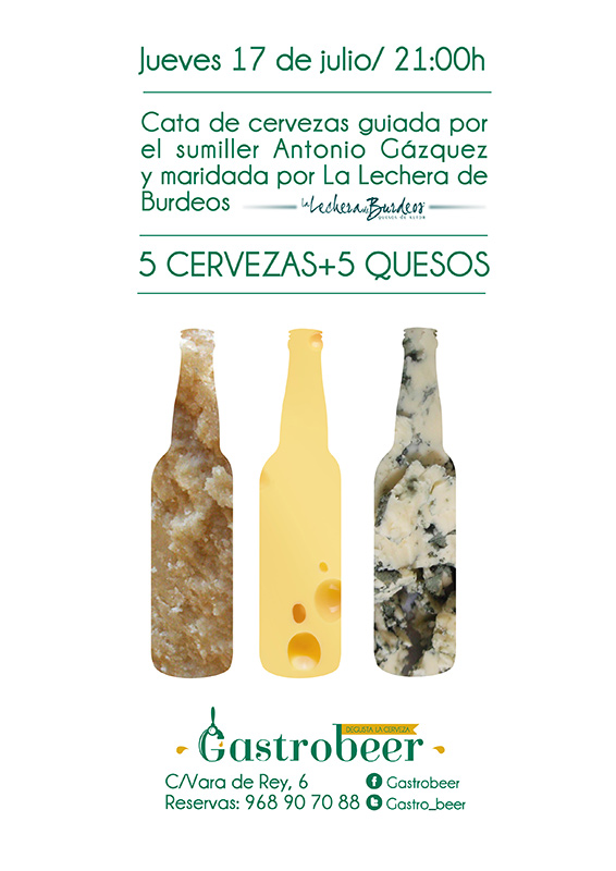 Cata-maridaje en Gastrobeer con La Lechera de Burdeos First