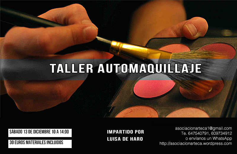 Taller de automaquillaje en Asociación Arteca First