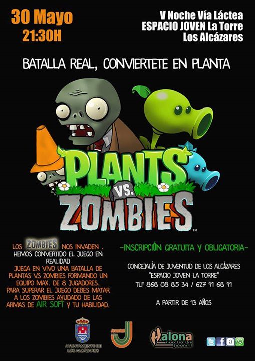 Batalla real Plantas VS Zombies First