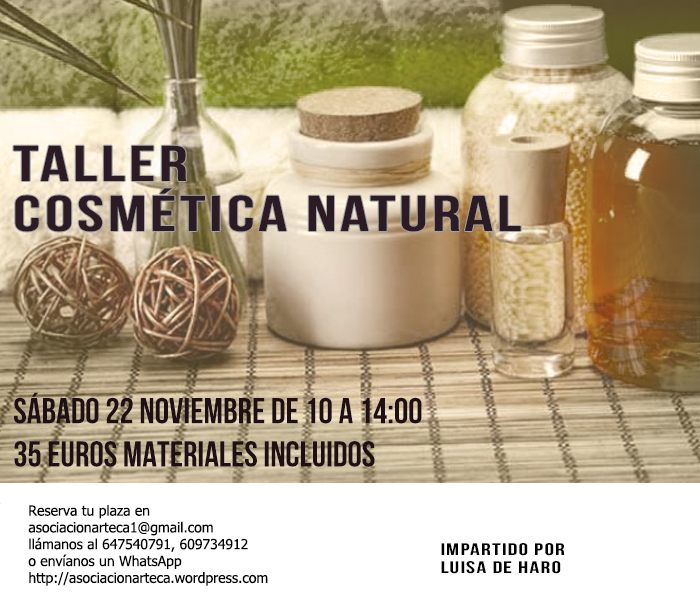 Taller Cosmética Natural en Arteca: Cuidado Personal First