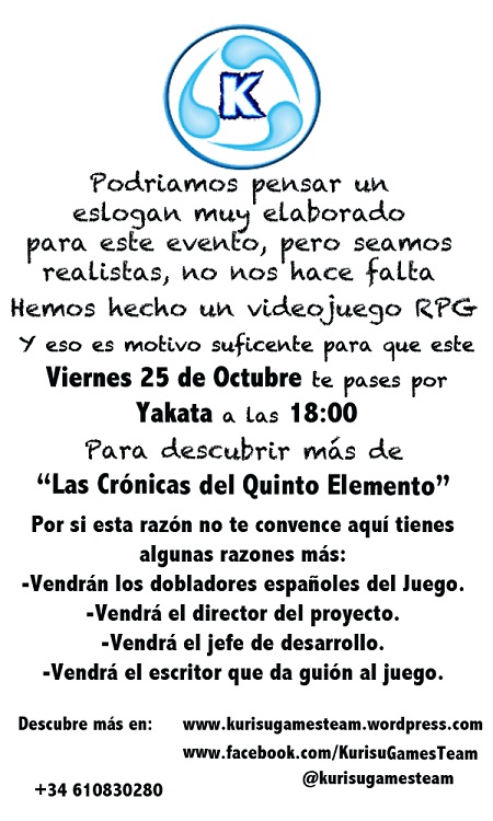 Presentación del juego Las Crónicas del Quinto Elemento First