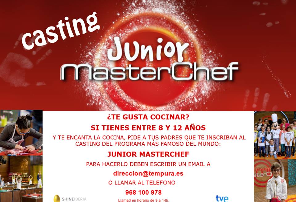 Casting de MasterChef Junior en Murcia First