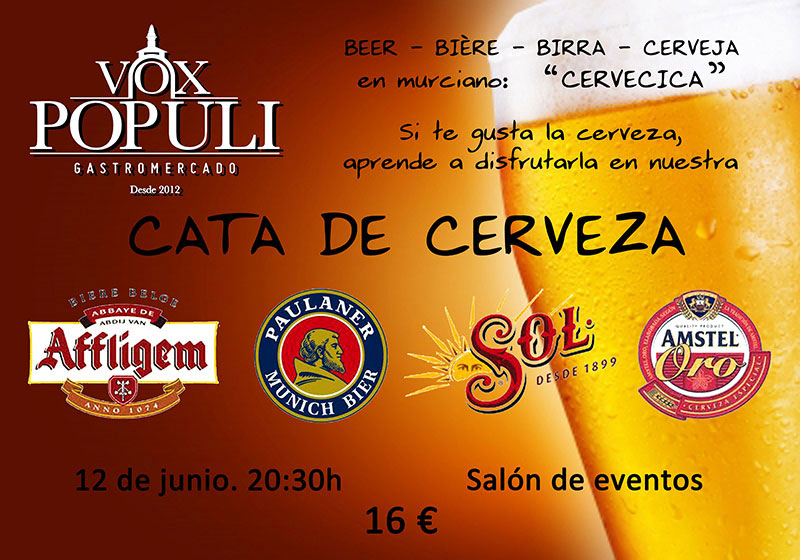 Cata de Cervezas en Vox Populi First