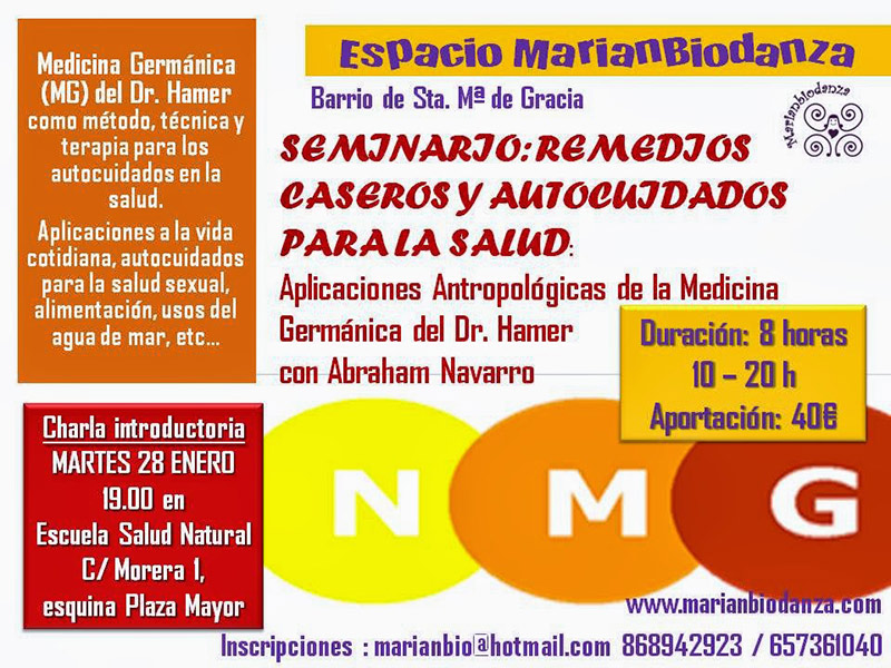 Charla: Nueva Medicina Germánica y los autocuidados de la salud First