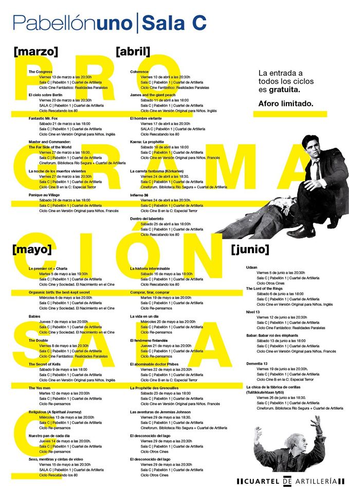 Ciclos de Cine en el Cuartel de Artillería de Murcia First