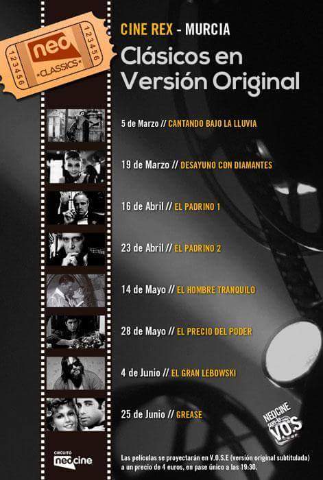 Cine Rex Murcia - Clásicos en V.O.S.E. First