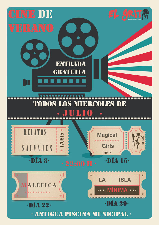 Cine de verano en Fuente Álamo Julio 2015 First
