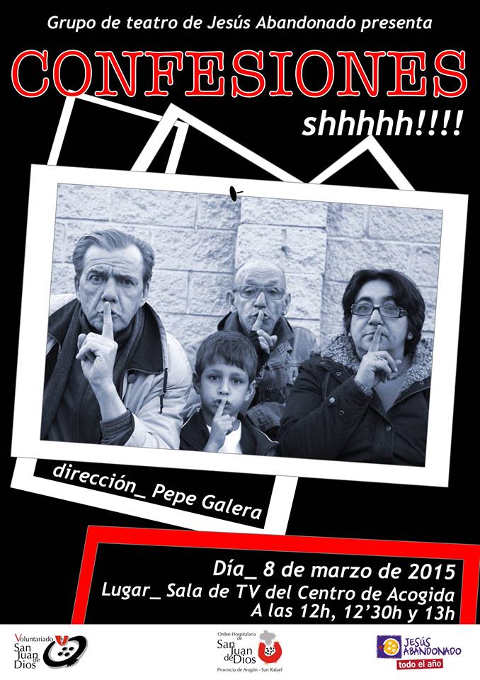 Teatro: "Confesiones" del grupo de teatro de Jesús Abandonado First