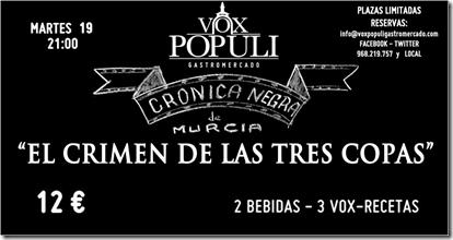 Crónicas negras de Murcia: El Crimen de las tres copas First