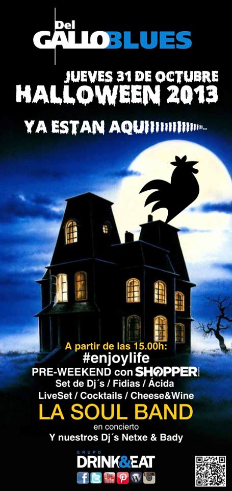 Halloween en Del Gallo Blues First
