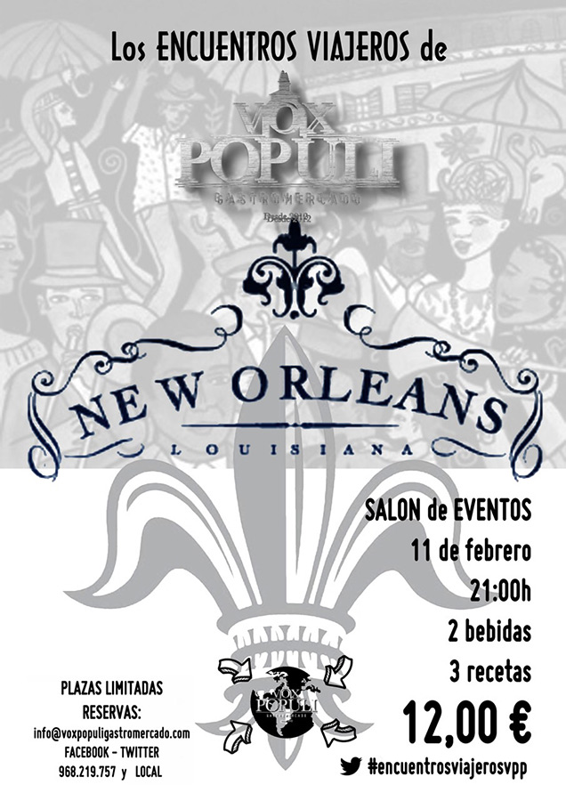 Encuentros viajeros en Vox Populi: New Orleans First