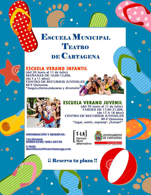 Escuela de verano de teatro en Cartagena First