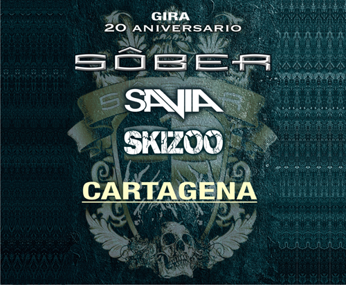 Concierto Sôber + Savia+ Skizoo en Cartagena First