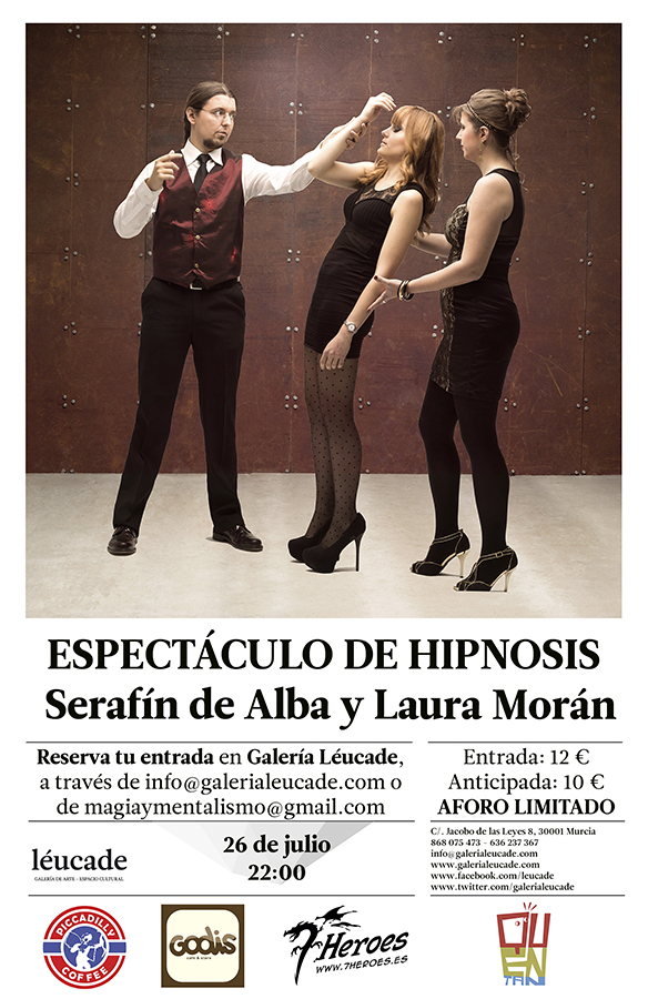 Espectáculo de hipnosis con Serafín de Alba y Laura Morán First