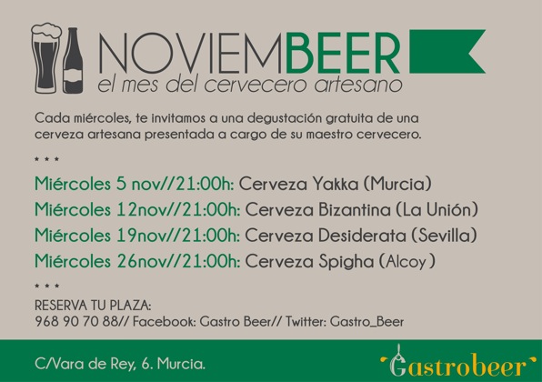 Gastrobeer presenta Novembeer First