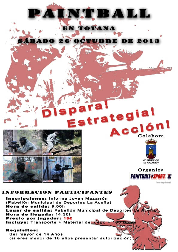 I Jornada de Paintball en Totana First