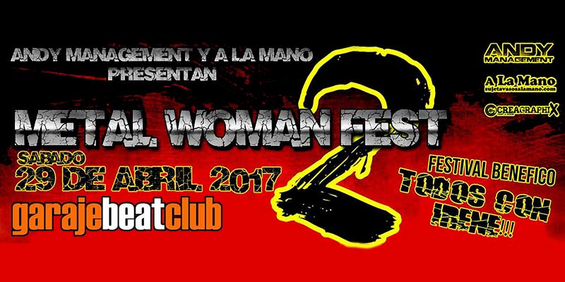 II METAL WOMAN FEST EN MURCIA FESTIVAL BENÉFICO First
