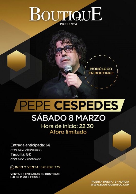 Pepe Céspedes en Boutique First