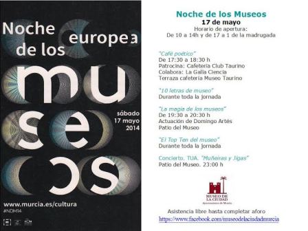 Noche de los Museos en el Museo de la Ciudad First