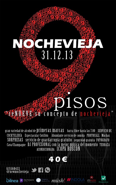 Fiesta de Nochevieja en 9 Pisos First