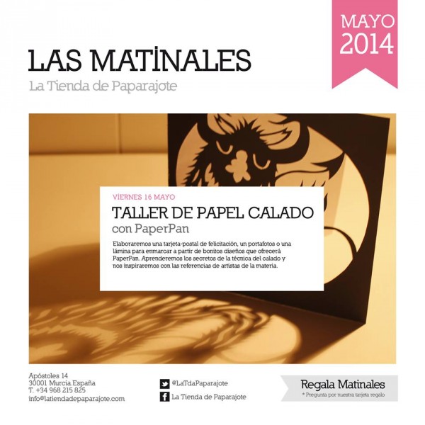 Taller papel calado First