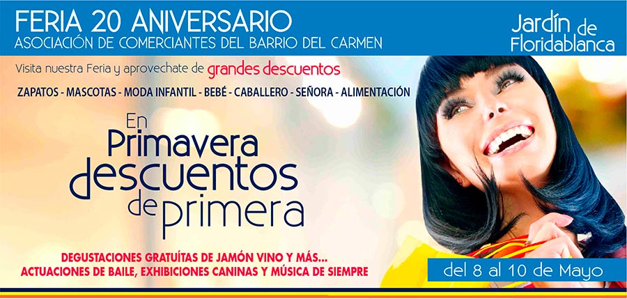 Feria 20 aniversario Comerciantes Barrio del Carmen First