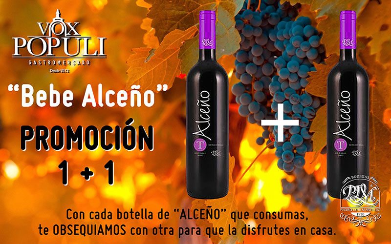 Promoción "BEBE ALCEÑO" en Vox Populi Gastromercado First