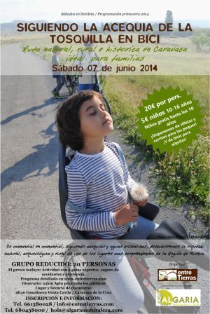Siguiendo la Acequia de la Tosquilla en Bici First