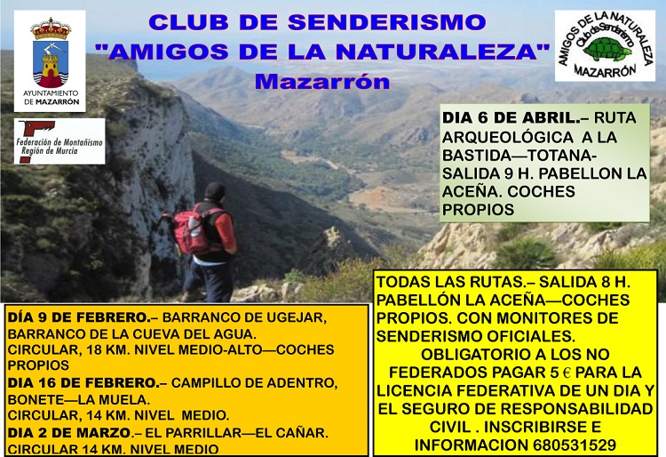 Nuevas rutas de los "Amigos de la Naturaleza" First