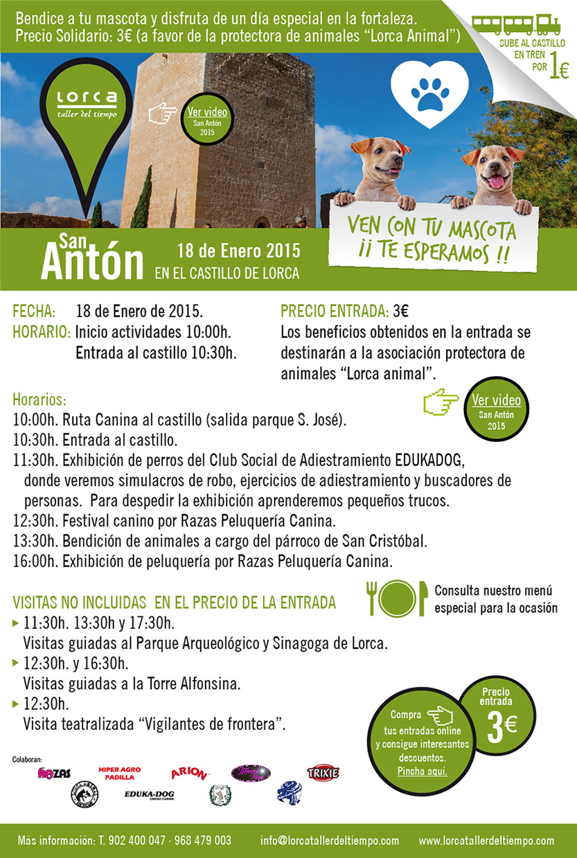 San Antón en el Castillo de Lorca First