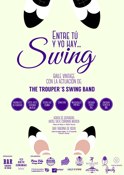 Sorteo 1 entrada doble para la Fiesta Swing en 7 Coronas First