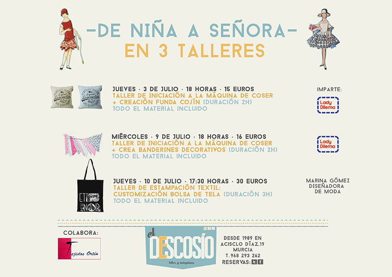 Talleres El Descosío: Crea banderines decorativos First