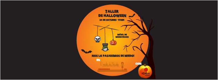 Taller de móviles para Halloween First