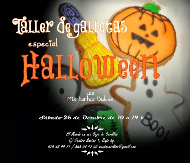 Taller de galletas de Halloween en El Mundo en una Caja de Cerillas First