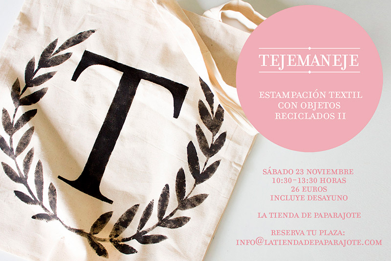Taller Tejemaneje: Estampación ecológica II First