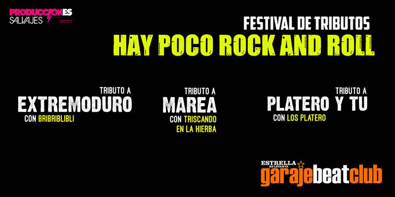 FESTIVAL DE TRIBUTOS EN MURCIA EXTREMODURO, MAREA Y PLATERO Y TÚ First